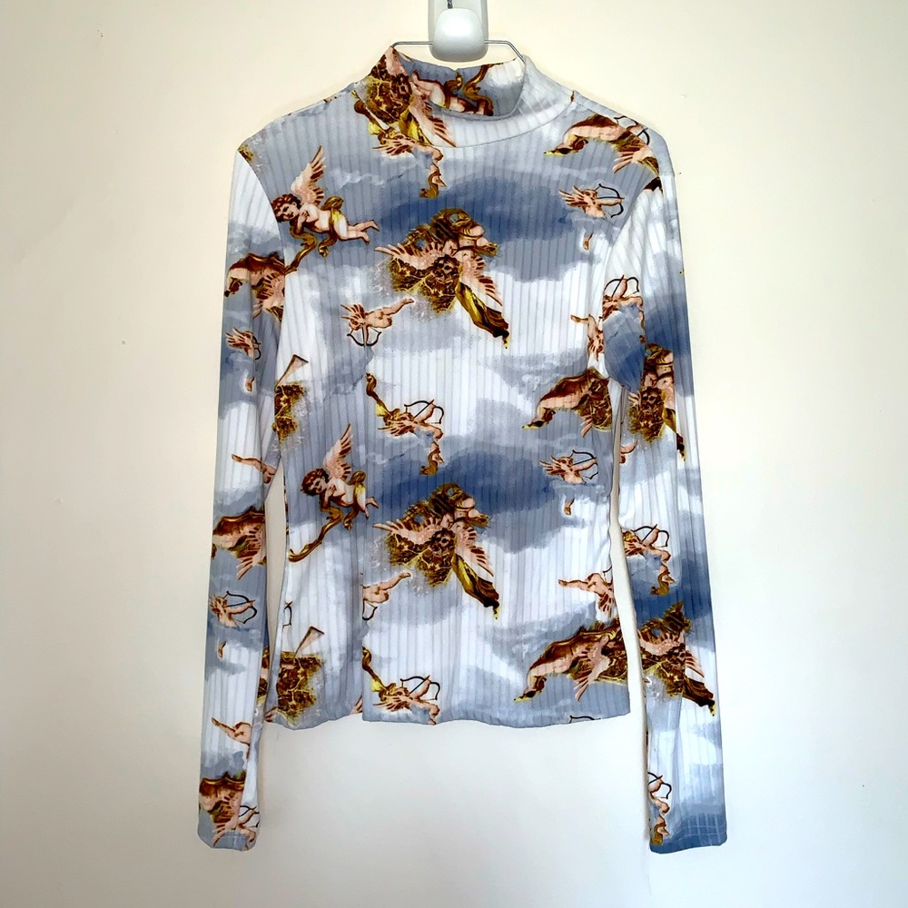 Rue 21 long sleeve angel shirt women’s size large